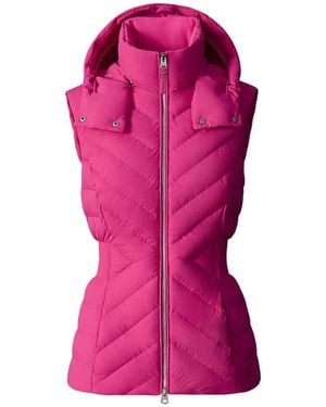 Mackage Hoshi Light Down Hooded Vest - Purple