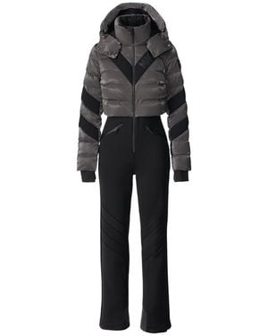 Mackage Satory-Glo High-Gloss Down Ski Suit - Black