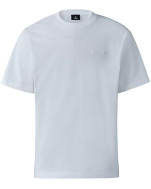 Mackage Tee-R Tee-Shirt With Silicone Logo - Blue