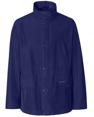 Mackage Lionel Medium-Length Rain Jacket - Blue