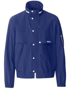 Mackage Garrett Seam-Sealed Ristop Rain Jacket - Blue