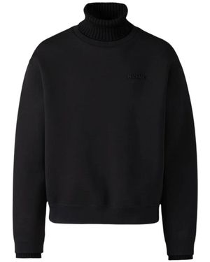 Mackage Legend Knit Cotton-Blend Turtleneck Sweater - Black