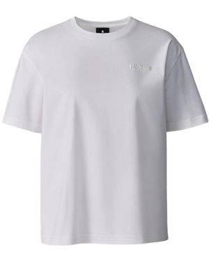 Mackage Tee-W T-Shirt With Silicone Logo - Blue