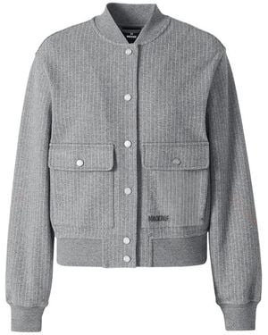 Mackage Juniper-K Brushed Knit Bomber Jacket - Gray