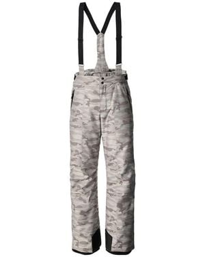 Mackage Kenyon-Jc Camo Ski Pants With Removable Suspenders - Gray