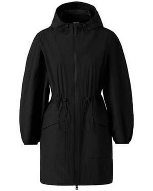 Mackage Alyster Packable Long Rain Jacket - Black