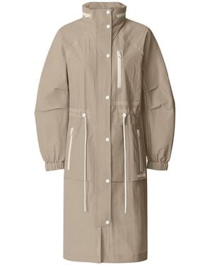 Mackage Makayla Knee-Length Seam-Sealed Rain Jacket - Natural
