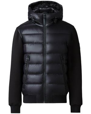 Mackage Frank-R Hybrid Jacket With Hood - Blue