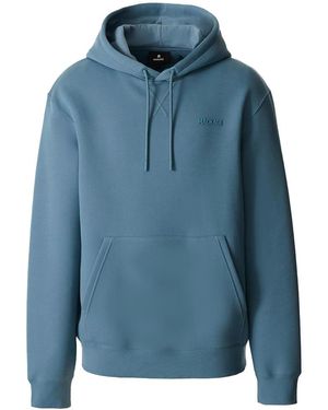 Mackage Kolton Double-Face Jersey Logo Hoodie - Blue