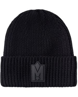 Mackage Jude-Wz Hand-Knit Toque With Ribbed Cuff - Black