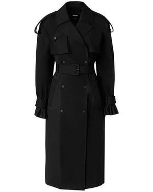 Mackage Zonomi Lightweight Trench Coat - Black