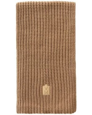 Mackage Nell Rectangular Merino Wool Scarf - Brown