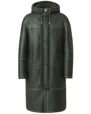 Mackage Darwin Shearling Duffel Coat - Green