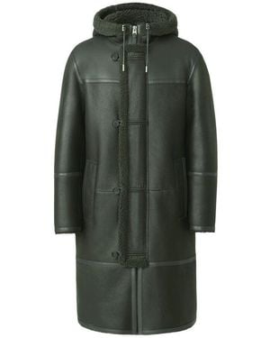 Mackage Darwin Shearling Duffle Coat - Green