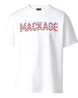 Mackage Tee-Pcr Tee-Shirt With Logo - White
