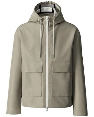 Mackage Eric-Zz Recycled Technical Jacket With Hood - Green