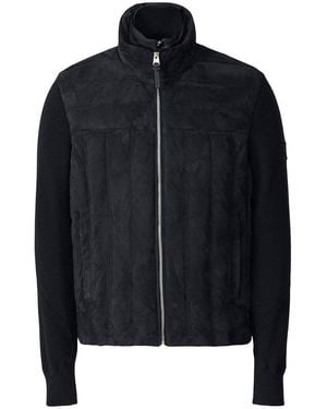 Mackage Landen Mixed-Media Suede Jacket - Black