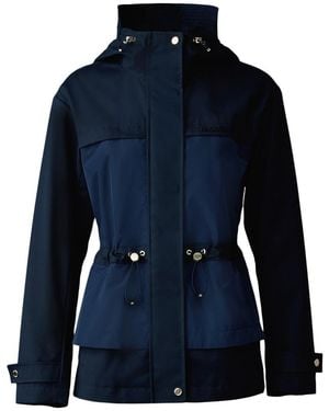 Mackage Kaori-Lvs Hybrid Jacket With Peplum Detail - Blue