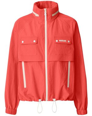 Mackage Devorah Seam-Sealed Rain Jacket - Red