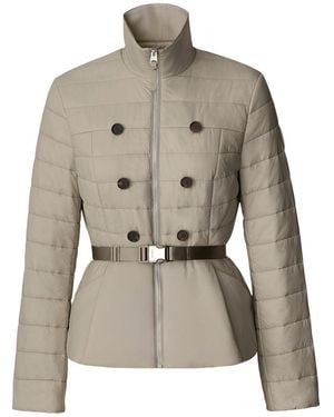Mackage Serafina Quilted Belted Jacket - Gray