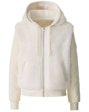 Mackage Gwendal Reversible Faux Fur Hoodie - Natural