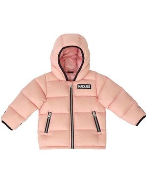 Mackage Noko-Z Recycled E3-Lite Down Jacket With Hood For Babies (3-24 Months) - Pink