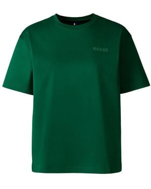 Mackage Tee-W T-Shirt With Silicone Logo - Green