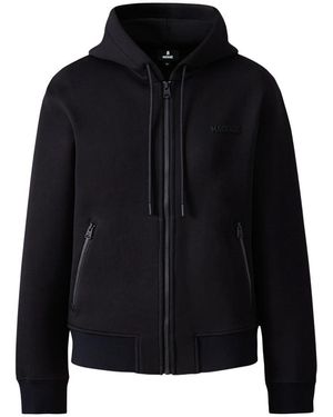 Mackage Kryssa Double-Face Zip-Up Hoodie - Blue