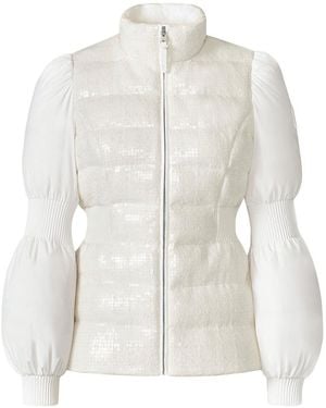 Mackage Felicia-Sq Sequined Down Jacket - White