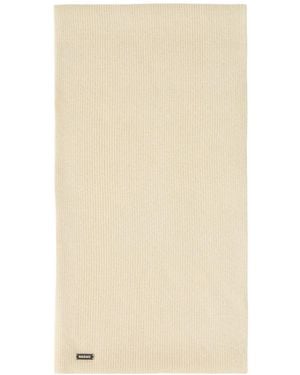 Mackage Benson Rib-Knit Wool Blend Scarf - Natural