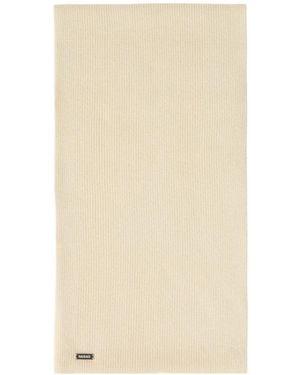 Mackage Benson Rib-Knit Wool Blend Scarf - Natural