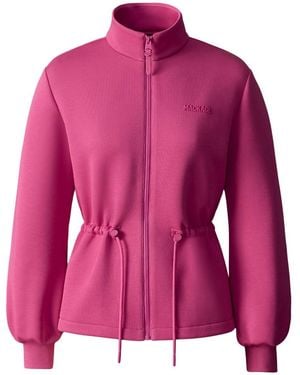 Mackage Finola Lightweight Jacket With Balloon Sleeves - Pink