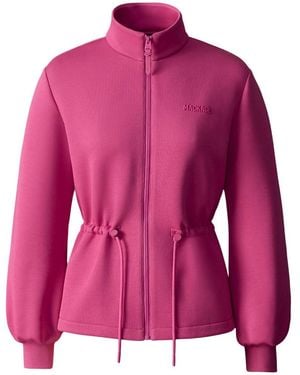 Mackage Finola Lightweight Jacket With Balloon Sleeves - Pink