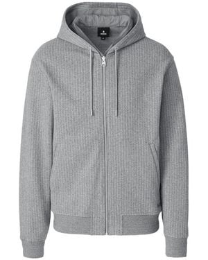 Mackage Ledger-K Brushed Knit Hoodie - Gray