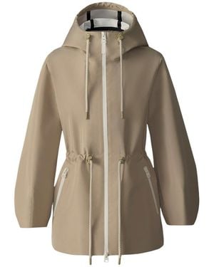 Mackage Kalea-Z Hooded Rain Jacket - Natural