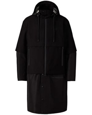 Mackage Lane Long Modular Raincoat - Black