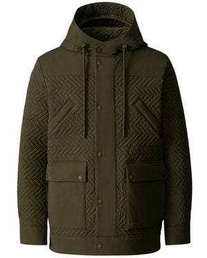 Mackage Thiago Quilted Down Hooded Jacket - Green