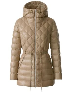 Mackage Tooky Diamond Quilted Light Down Jacket - Natural