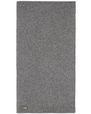 Mackage Benson Rib-Knit Wool Blend Scarf - Gray