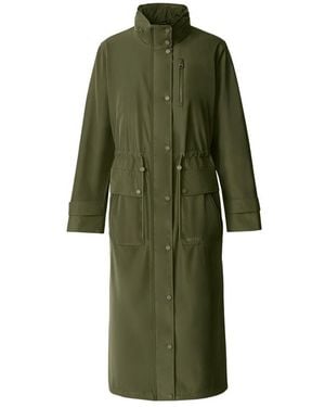 Mackage Magdelena Maxi-Length Rain Jacket - Green