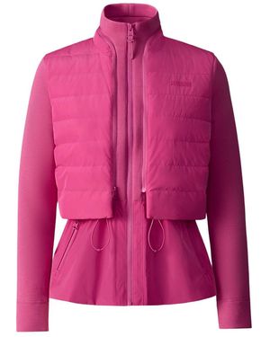 Mackage Priscilla 3-In-1 Hybrid Lightweight Down Jacket - Purple