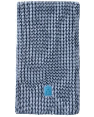 Mackage Nell Rectangular Merino Wool Scarf - Blue