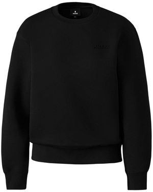Mackage Julianna Double-Face Jersey Sweatshirt - Blue