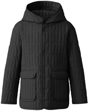 Mackage Spencer Light Down Vertical Quilted Jacket For Kids -14 Years) - Blue