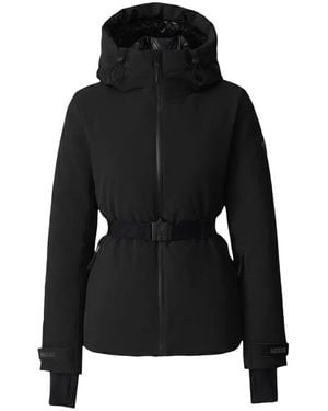 Mackage Krystal-R Down Ski Jacket With Belt - Black