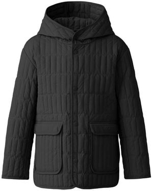 Mackage Spencer Light Down Vertical Quilted Jacket For Kids -14 Years) - Blue