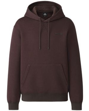 Mackage Kolton-Zz Double-Face Jersey Logo Hoodie - Brown