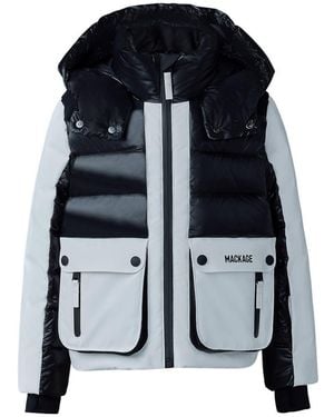 Mackage Andre Mixed-Media Down Ski Jacket For Kids -14 Years) - Blue
