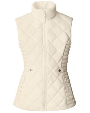 Mackage Stefania Diamond Quilted Down Vest - Natural
