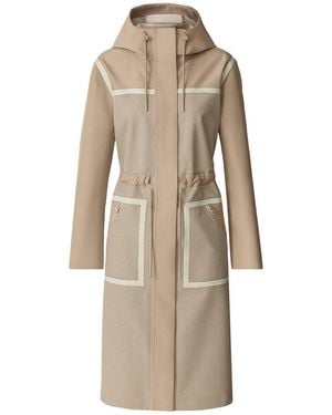 Mackage Jana-Ht Long 3-Layer Tech Coat - Natural